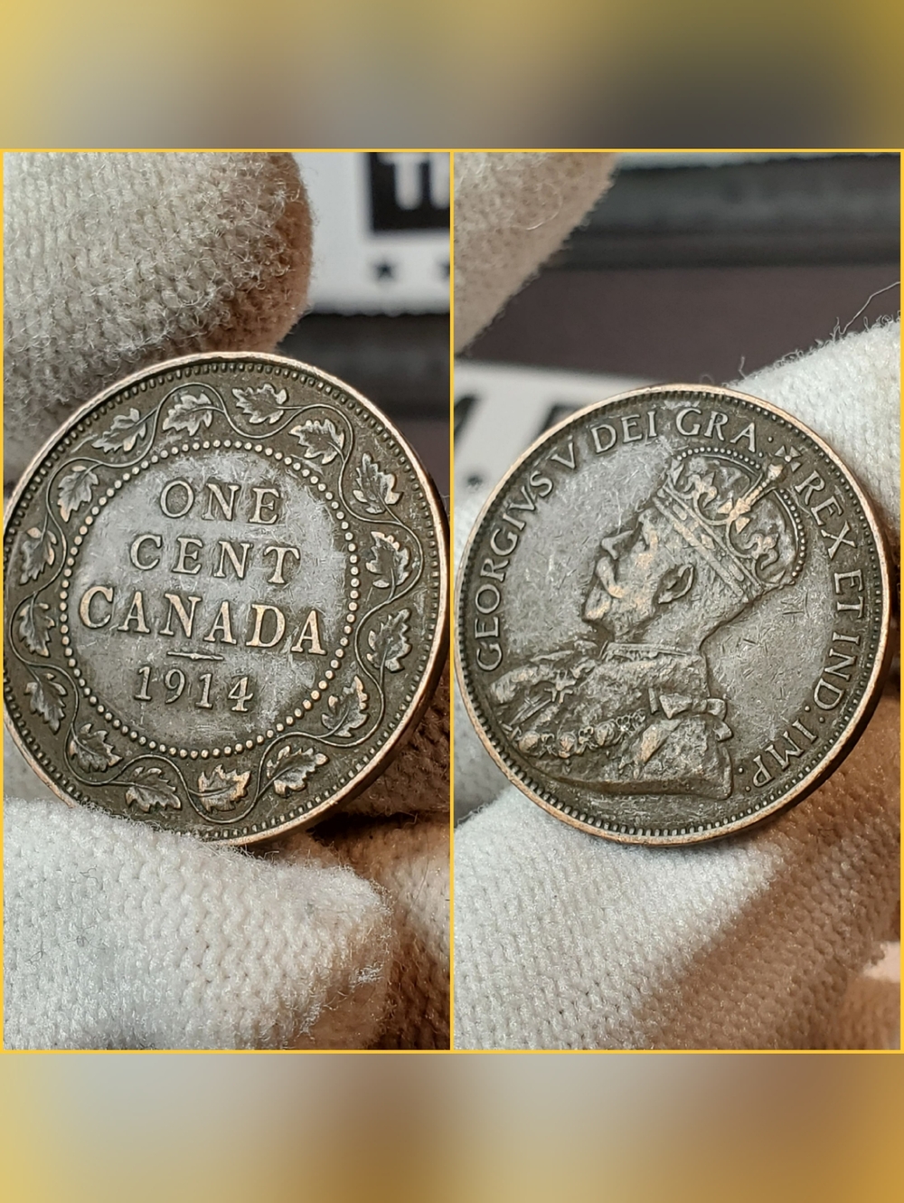 1914 canada Edward VII Large Cent KM# 21